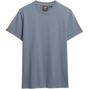 Superdry Vintage Logo Embroidered Short Sleeve T-shirt Washed Denim L Men Superdry Vintage Logo Embroidered Short Sleeve T-shirt Washed Denim L Men