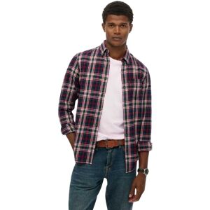 Superdry Vintage Long Sleeve Shirt Grace Check Navy 2XL Men Superdry Vintage Long Sleeve Shirt Grace Check Navy 2XL Men