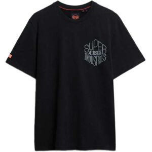 Superdry Work Logo Loose Fit Short Sleeve T-shirt Black 2XL Men Superdry Work Logo Loose Fit Short Sleeve T-shirt Black 2XL Men