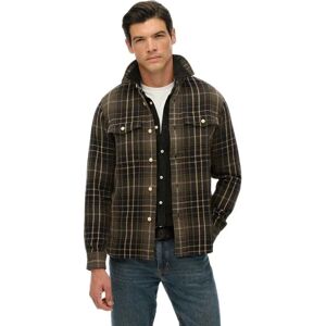 Superdry Merchant Heavy Long Sleeve Shirt Homestead Ombre Olive Green 2XL Men Superdry Merchant Heavy Long Sleeve Shirt Homestead Ombre Olive Green 2XL Men