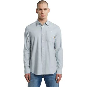 G-star Bristum 2.0 Slim Long Sleeve Shirt Ash Blue / Milk XS Men G-star Bristum 2.0 Slim Long Sleeve Shirt Ash Blue / Milk XS Men