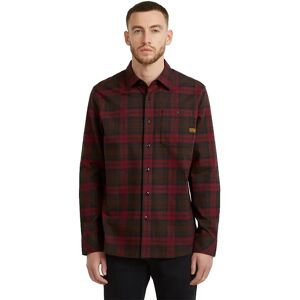 G-star Bristum 2.0 Slim Long Sleeve Shirt Port Red Toby Check XS Men G-star Bristum 2.0 Slim Long Sleeve Shirt Port Red Toby Check XS Men