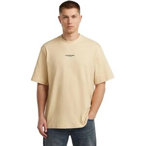 G-star Center Chest Boxy Short Sleeve T-shirt Beige 2XL Men G-star Center Chest Boxy Short Sleeve T-shirt Beige 2XL Men