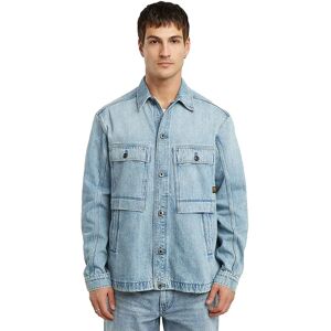 G-star Mosa Overshirt Sun Faded Pacific Blue M Men G-star Mosa Overshirt Sun Faded Pacific Blue M Men