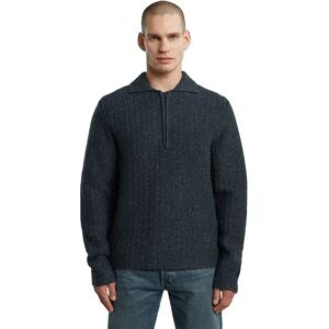 G-star Polo Collar Half Zip Sweater India Ink L Men G-star Polo Collar Half Zip Sweater India Ink L Men