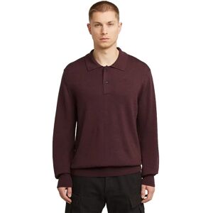 G-star Premium Core Dunda Long Sleeve Polo Maroon M Men G-star Premium Core Dunda Long Sleeve Polo Maroon M Men