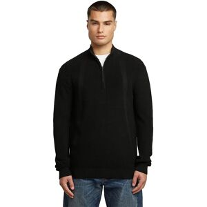 G-star Structure Half Zip Sweater Dark Black M Men G-star Structure Half Zip Sweater Dark Black M Men