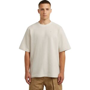 G-star Structured Chest Logo Loose Short Sleeve T-shirt Whitebait 2XL Men G-star Structured Chest Logo Loose Short Sleeve T-shirt Whitebait 2XL Men