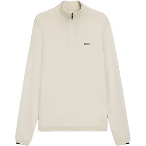 Boss Ever X 10271705 01 Half Zip Sweater Open White M Men Boss Ever X 10271705 01 Half Zip Sweater Open White M Men