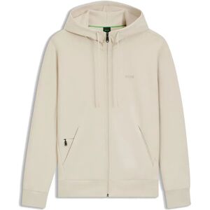 Boss Saggy 10256713 Full Zip Sweatshirt Open White M Men Boss Saggy 10256713 Full Zip Sweatshirt Open White M Men