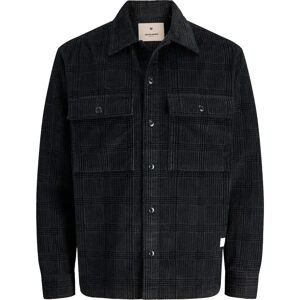 Jack & Jones Will Corduroy Long Sleeve Shirt Volcanic Ash / Check 2XL Men Jack & Jones Will Corduroy Long Sleeve Shirt Volcanic Ash / Check 2XL Men