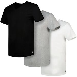 Polo Ralph Lauren 714936903 Short Sleeve T-shirt 3 Units White / Grey / Black 2XL Men Polo Ralph Lauren 714936903 Short Sleeve T-shirt 3 Units White / Grey / Black 2XL Men