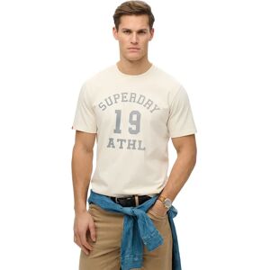 Superdry Athletic Essential Short Sleeve T-shirt Desert Bone Off White 2XL Men Superdry Athletic Essential Short Sleeve T-shirt Desert Bone Off White 2XL Men