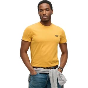 Superdry Essential Logo Embroidered Short Sleeve T-shirt Denim Co Ochre Brown XL Men Superdry Essential Logo Embroidered Short Sleeve T-shirt Denim Co Ochre Brown XL Men