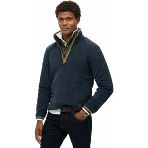 Superdry Estate Fleece Half Zip Sweater Eclipse Navy XL Men Superdry Estate Fleece Half Zip Sweater Eclipse Navy XL Men