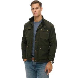 Superdry Merchant Wax Racer Jacket Surplus Goods Olive Green XL Men Superdry Merchant Wax Racer Jacket Surplus Goods Olive Green XL Men