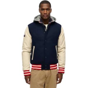 Superdry College Bomber Jacket Atlantic Navy 2XL Men Superdry College Bomber Jacket Atlantic Navy 2XL Men