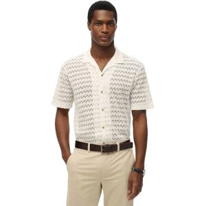 Superdry Knitted Texture Short Sleeve T-shirt White Crochet XL Men Superdry Knitted Texture Short Sleeve T-shirt White Crochet XL Men