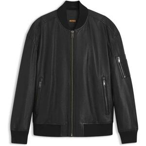 Boss Jakri 10253444 01 Leather Jacket Black 001 48 Men Boss Jakri 10253444 01 Leather Jacket Black 001 48 Men