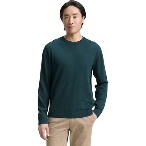 Tom Tailor 1039805 Basic Sweater Sapphire Green Melange L Men Tom Tailor 1039805 Basic Sweater Sapphire Green Melange L Men