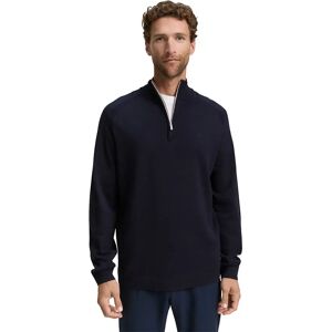 Tom Tailor 1047569 Basic Knit Troyer Sweater Knitted Navy Melange 3XL Men Tom Tailor 1047569 Basic Knit Troyer Sweater Knitted Navy Melange 3XL Men