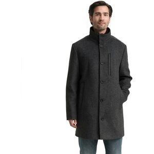 Tom Tailor 1046983 Wool Coat Dark Grey Black Herringbone 3XL Men Tom Tailor 1046983 Wool Coat Dark Grey Black Herringbone 3XL Men