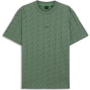 Boss Mirror Artwork 10274927 01 T-shirt Open Green 358 XS Men Boss Mirror Artwork 10274927 01 T-shirt Open Green 358 XS Men