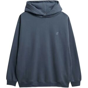 Superdry Blank Oversized Hoodie Flint Stone Blue Grey 2XL Men Superdry Blank Oversized Hoodie Flint Stone Blue Grey 2XL Men
