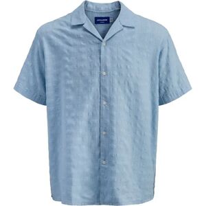 Jack & Jones Dia Structure Resort Short Sleeve Shirt Skyway 2XL Men Jack & Jones Dia Structure Resort Short Sleeve Shirt Skyway 2XL Men