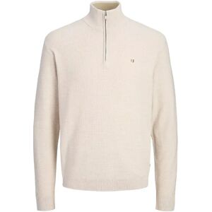 Jack & Jones Rex Half Zip Sweater Whitecap Gray 2XL Men Jack & Jones Rex Half Zip Sweater Whitecap Gray 2XL Men