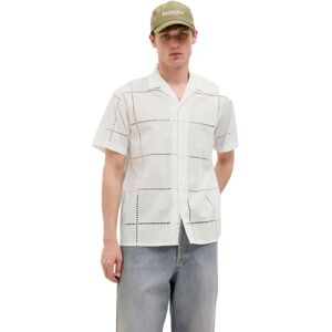 Jack & Jones Summer Luke Anglaise Resort Short Sleeve Shirt Cloud Dancer / Pattern Window 2XL Men Jack & Jones Summer Luke Anglaise Resort Short Sleeve Shirt Cloud Dancer / Pattern Window 2XL Men