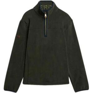 Superdry Estate Fleece Half Zip Sweater Surplus Goods Olive Green 2XL Men Superdry Estate Fleece Half Zip Sweater Surplus Goods Olive Green 2XL Men