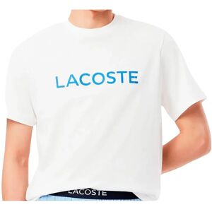 Lacoste Th4165 Short Sleeve T-shirt White / Kingdom L Men Lacoste Th4165 Short Sleeve T-shirt White / Kingdom L Men