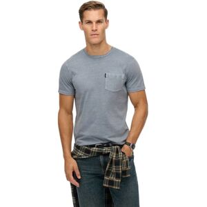 Superdry Classic Essential Pocket Short Sleeve T-shirt Washed Denim L Men Superdry Classic Essential Pocket Short Sleeve T-shirt Washed Denim L Men