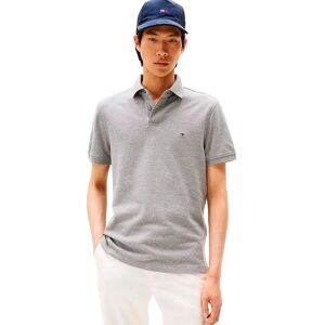 Tommy Hilfiger 1985 Regular Fit Short Sleeve Polo Medium Grey Heather 2XL Men Tommy Hilfiger 1985 Regular Fit Short Sleeve Polo Medium Grey Heather 2XL Men