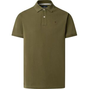 Hackett Hm5600093 Slim Fit Short Sleeve Polo Moss Green 2XL Men Hackett Hm5600093 Slim Fit Short Sleeve Polo Moss Green 2XL Men