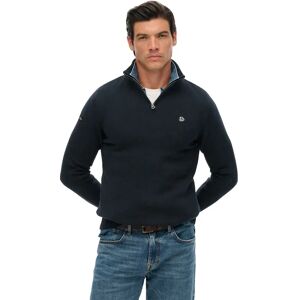 Superdry M6110706a Half Zip Sweater Soft Navy 2XL Men Superdry M6110706a Half Zip Sweater Soft Navy 2XL Men