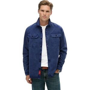 Superdry Merchant Military Overshirt Frontier Blue XL Men Superdry Merchant Military Overshirt Frontier Blue XL Men