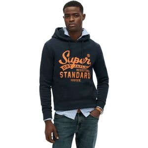 Superdry Standard Script Hoodie Eclipse Navy L Men Superdry Standard Script Hoodie Eclipse Navy L Men