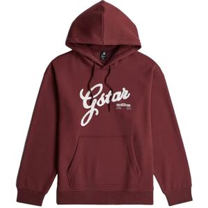 G-star Chenille Relaxed Fit Hoodie Port Red 2XL Men G-star Chenille Relaxed Fit Hoodie Port Red 2XL Men