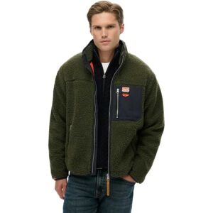 Superdry Vintage Retro Jacket Army Khaki Green 2XL Men Superdry Vintage Retro Jacket Army Khaki Green 2XL Men