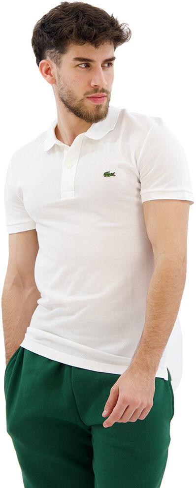 Lacoste Slim Fit Petit Pique Short Sleeve Polo White 3XL Men