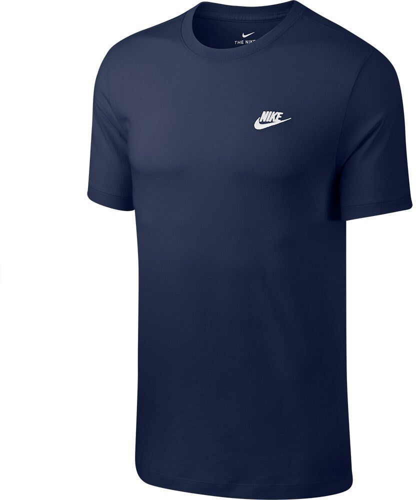 Nike Sportswear Club Short Sleeve T-shirt Midnight Navy / White S Men