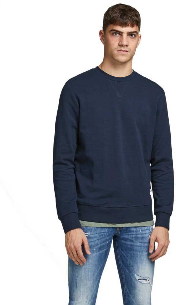 Jack & Jones Basic Sweatshirt Navy Blazer / Regular Fit S Men