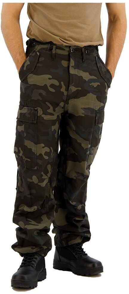Brandit M65 Vintage Pants Dark Camo S Men