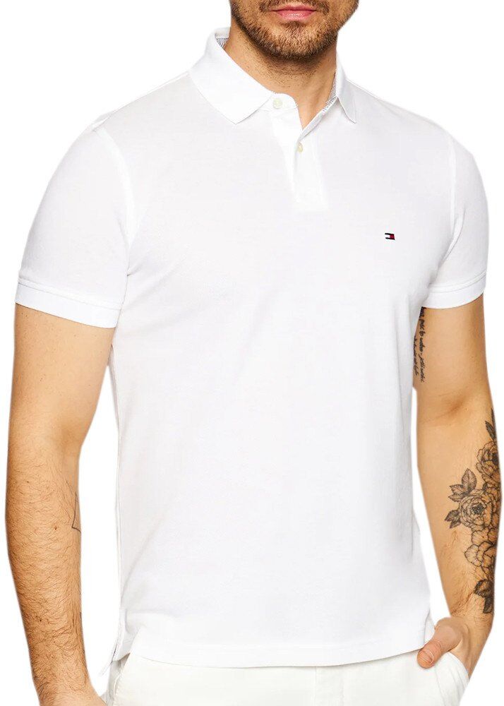 Tommy Hilfiger 1985 Slim Short Sleeve Polo White S Men