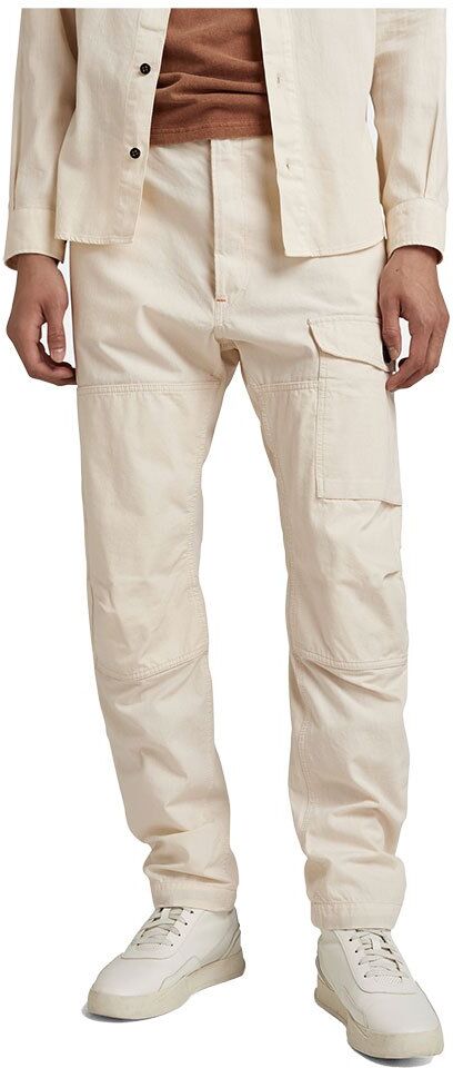 G-star Bearing 3d Relaxed Tapered Fit Mid Waist Cargo Pants Ecru 28 Men