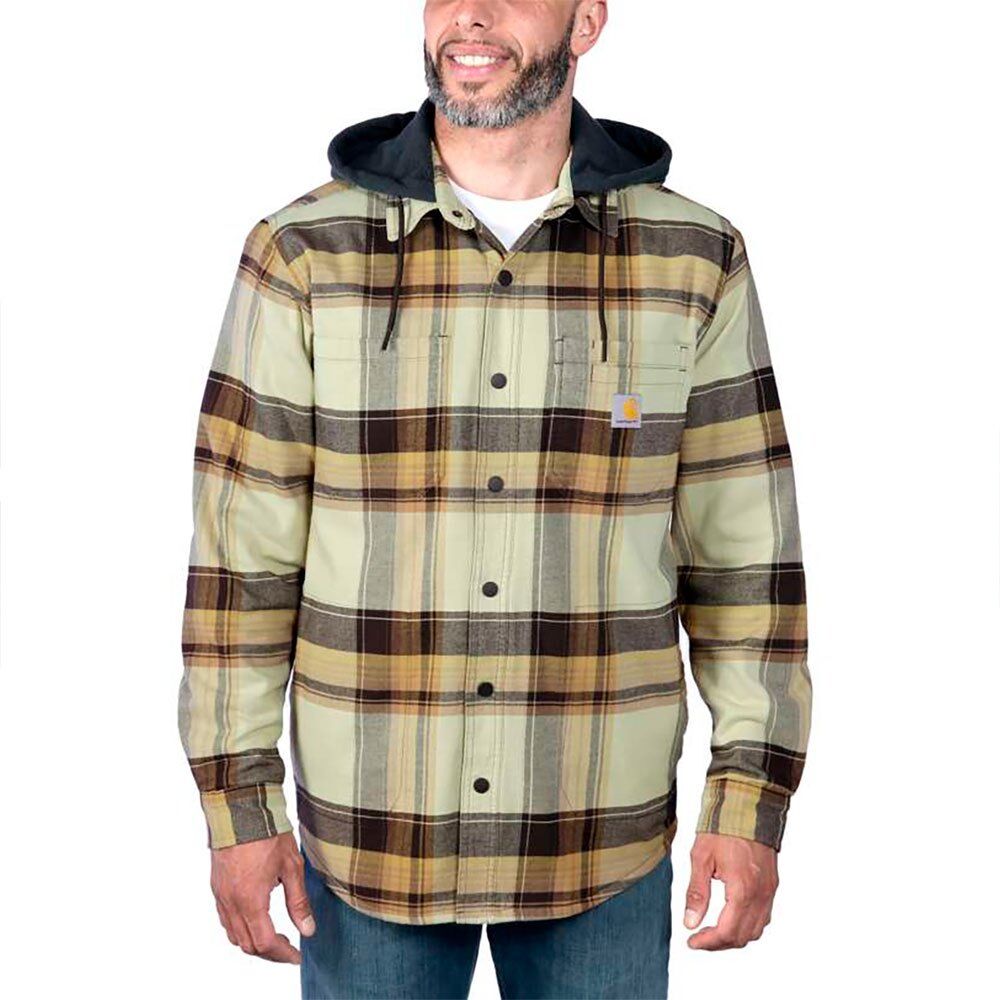 Carhartt Flannel Sherpa-lined Jacket Dark Brown 2XL Men