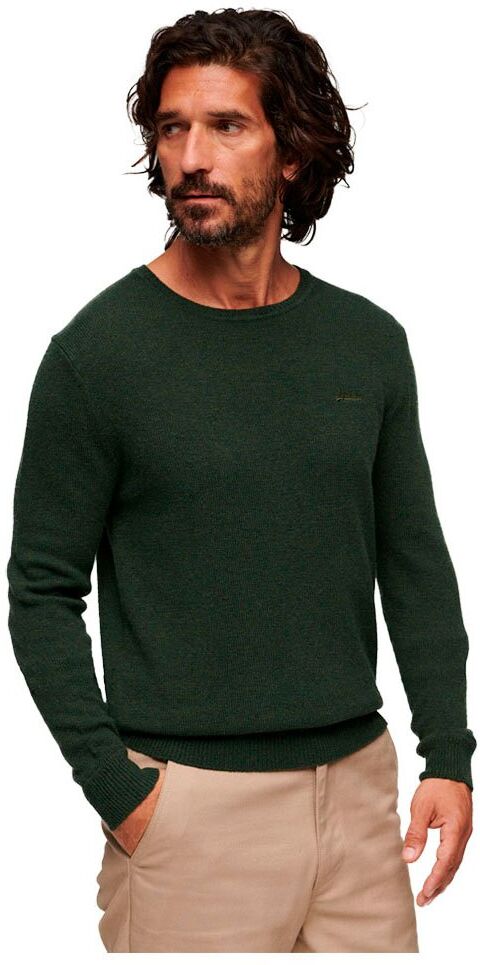 Superdry Essential Slim Fit Sweater Surplus Goods Olive L Men