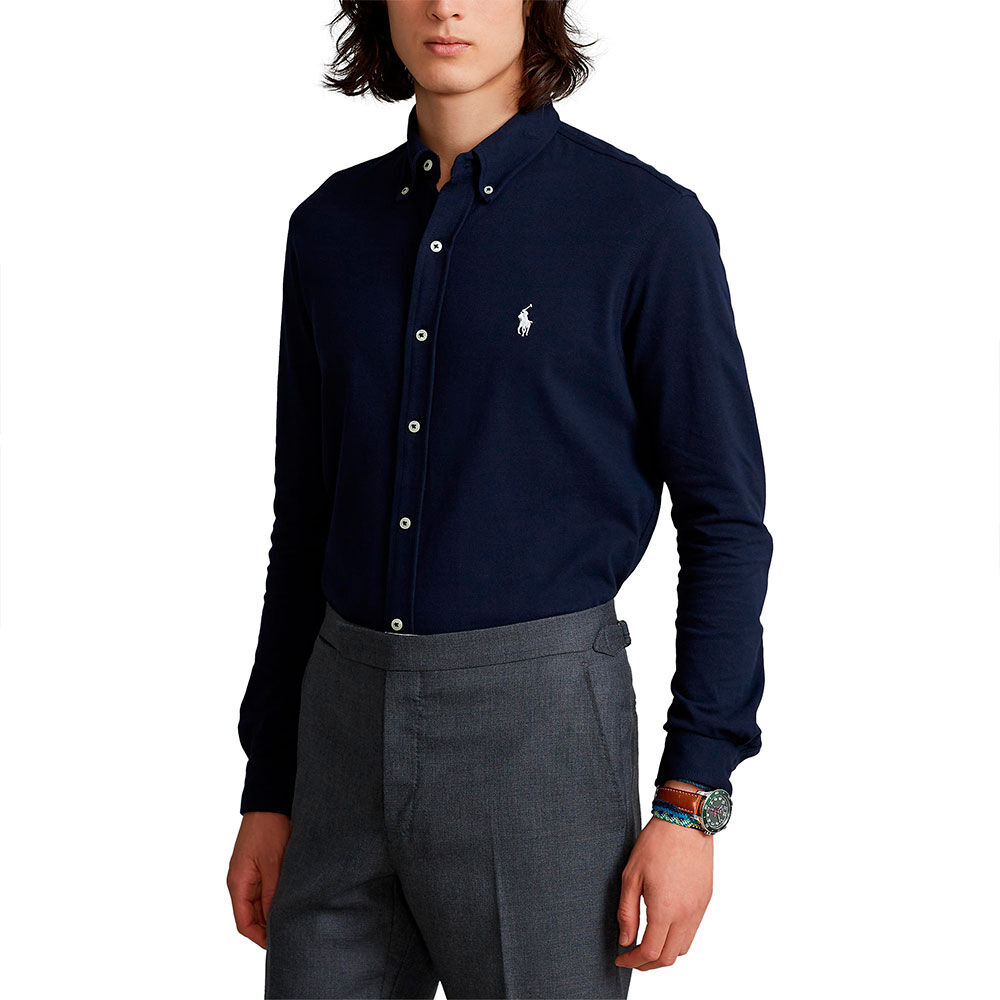 Polo Ralph Lauren 710654408 Long Sleeve Shirt Aviator Navy XL Men